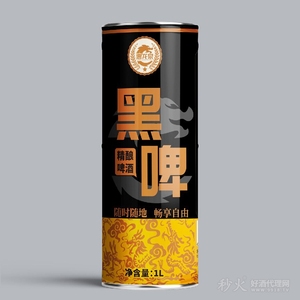 惠龙泉黑啤1L 