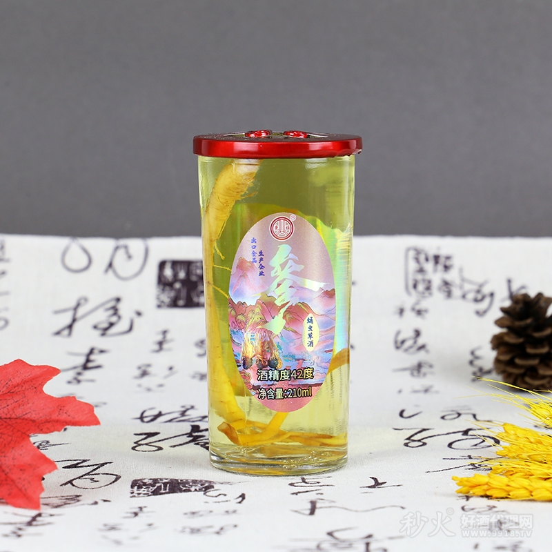 東旺人参蛹虫草酒42度210ml