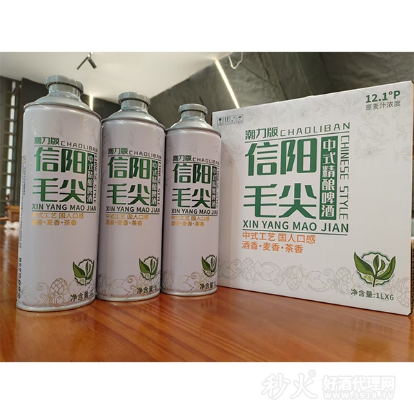 潮力版信阳毛尖中式精酿啤酒1Lx6