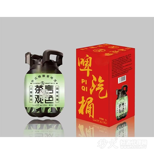 茶言观色中式精酿茶啤酒