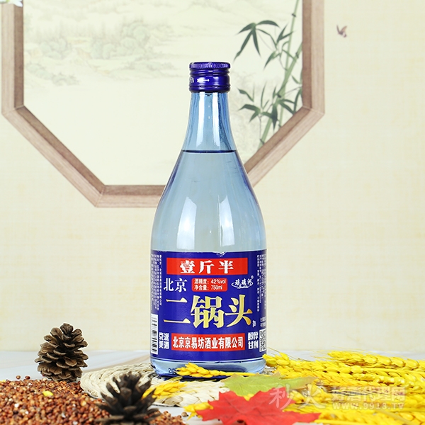 琉璃河壹斤半北京二锅头42度750ml